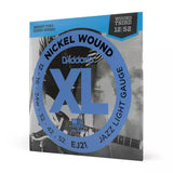 D'Addario - EJ21 - Cordes Jazz Light filées nickelées 12-52
