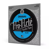 DAddario - EJ31 - Nylon transparent filé argent/rectifié Classics - Dur