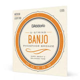 DAddario - EJ55 - Guitare 5 cordes moyenne en bronze phosphoreux