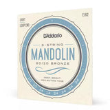 DAddario - EJ62 - Mandoline 80/20 Bronze clair 10-34