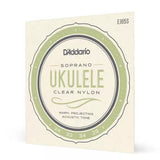 DAddario - EJ65S - Cordes en nylon transparent Pro-Arte pour ukulélé soprano