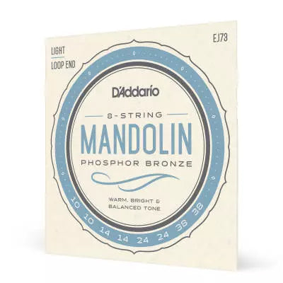 DAddario - EJ73 - Mandolin Phosphor Bronze Light 10-38