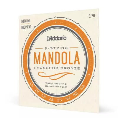 DAddario - EJ76 - Mandola Phosphor Bronze Medium 15-52