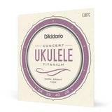 DAddario - EJ87C - Jeu de cordes en titane pour ukulélé concert