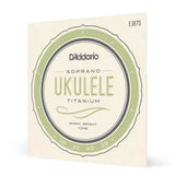 DAddario - EJ87S - Jeu de cordes en titane pour ukulélé soprano