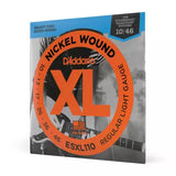 DAddario - ESXL110 - Manette de jeu à double boule légère et filée en nickel, calibre 10-46