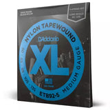 DAddario - ETB92-5 - Jeu de basses Daddario Tpewnd 50-135 Long 5 cordes
