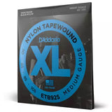 DAddario - ETB92S - Cordes pour basse, filées, médium, 50-105, diapason court