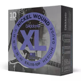 DAddario - Jeu de 10 cordes pour guitare électrique nickelées EXL115-10P - Jazz/Rock 11-49