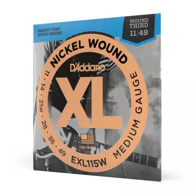 DAddario - EXL115W - Nickel Wound BLUES/JAZZ ROCK /WND 3 11-49