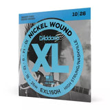 DAddario - EXL150H - Cordes hautes filées nickel/Accordage Nashville 10-26