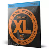 DAddario - EXL160S - Filetage rond en nickel, diapason court 50-105
