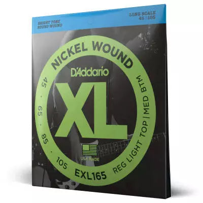 DAddario - EXL165 - Filetage rond en nickel, diapason long 45-105