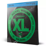 DAddario - EXL220SL - Nickel filé rond diapason super long 40-95