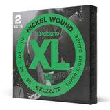 DAddario - EXL220TP - Pack de deux - Nickel filé rond, diapason long 40-95