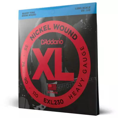 DAddario - EXL230 - Filetage rond en nickel, diapason long 55-110