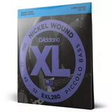 DAddario - EXL280 - Piano à queue nickelé PICCOLO 20-52