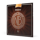 DAddario - Cordes pour guitare acoustique nickel-bronze, table claire / basse moyenne, 12-56