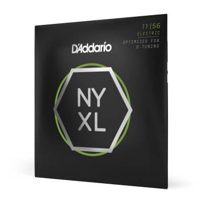 DAddario - NYXL Nickel Wound, médium en haut / extra-lourd en bas, 11-56
