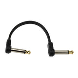D'Addario - Câble plat coudé décalé (lot de 2)