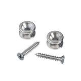 DAddario - Attaches-courroie en laiton massif - Chrome (Lot de 2)