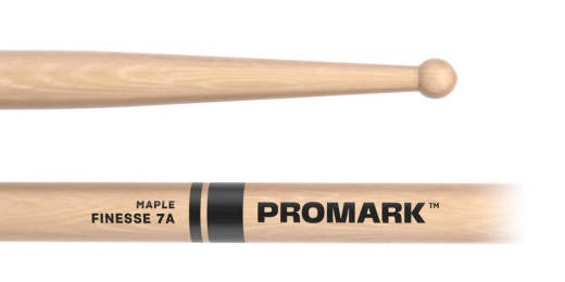 Baguettes de batterie Promark - Rebound 7A en érable, embout en bois