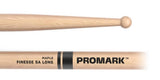 Baguettes de batterie Promark - Rebound 5A longues en érable, embout en bois