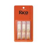Anches de clarinette en si bémol RICO de D'Addario, force 3.0, paquet de 3
