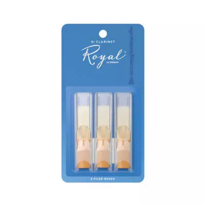 Anches de clarinette en si bémol Royal by D'Addario, force 1,5 - paquet de 3