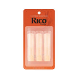 Anches de saxophone baryton RICO de D'Addario, force 1,5, paquet de 3