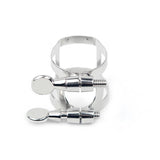 Ligature et couvre-bec RICO de D'Addario, pour saxophone ténor, compatible avec les becs en ébonite, plaquée nickel.