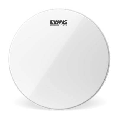 Peau de caisse claire de marche hybride Evans - SB13MHW - 13 pouces, revêtement blanc