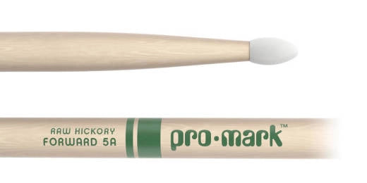 Promark - Baguette de batterie Hickory 5A à embout en nylon naturel