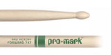 Promark - 747 Hickory Drum Sticks with Wood Tip