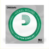 DAddario - Corde simple pour guitare basse XLB125T nickelée, diapason long, 0,125 mm, conique
