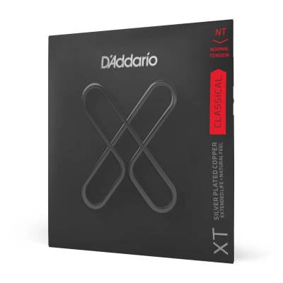 DAddario - Cordes pour guitare classique XT, cuivre plaqué argent - Normal 28-44