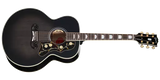 Gibson - SJ-200 Standard Acoustic/Electric Guitar with Hardshell Case - Cobra Burst