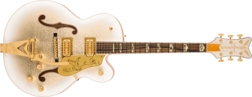 Guitares Gretsch - Édition limitée Orville Peck Falcon avec Bigsby à cordes traversantes, touche en ébène - Oro Sparkle