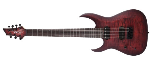 Schecter - Sunset-7 Extreme Guitare électrique, gaucher - Scarlet Burst