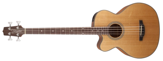 Takamine - G Series Acoustic Electric Bass Guitar with Venetian Cutaway - Natural, Left Handed