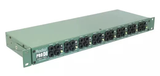 Radial - ProD8 Passive 8-Channel Rackmount DI Box w/Eclipse Xfmr