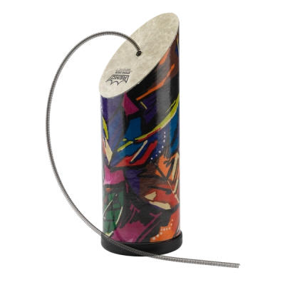 Remo - Tambour à ressort pour enfants - Motif feuilles tropicales