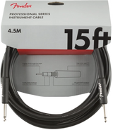 Fender - Professional Series Instrument Cable, Straight/Straight, 15, Black