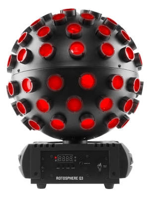 Chauvet DJ - Rotosphere Q3 Mirror Ball Simulator w/RGBW LEDs - Black Housing