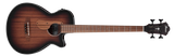 Ibanez - Guitare basse acoustique/électrique AEG24E - Acajou Sunburst brillant