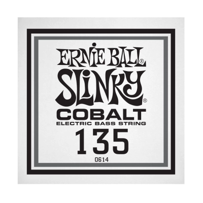 Corde simple pour basse électrique Ernie Ball .135 Cobalt Wound