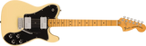 Fender - Vintera II Telecaster Deluxe des années 70 avec vibrato, touche en érable et housse - Blanc vintage