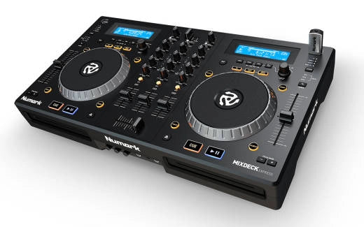 Numark - Mixdeck Express Dual CD Player and Mixer - Black