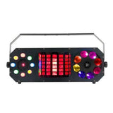 American DJ - Boom Box FX2 Projecteur 4-en-1 avec Gobo/Derby/Wash/Stroboscope
