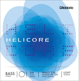 D'Addario Orchestral - HH614 3/4L - Corde de Mi basse hybride Helicore, diapason 3/4, tension légère